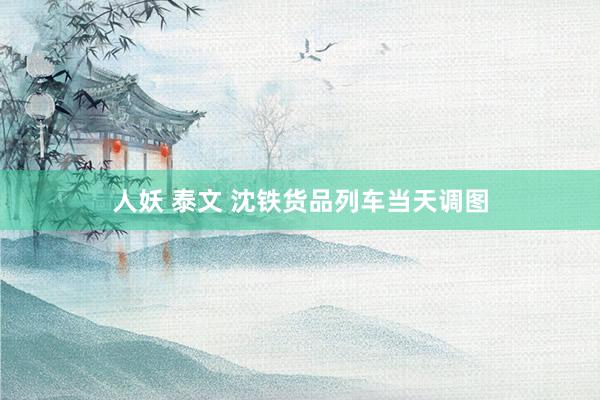 人妖 泰文 沈铁货品列车当天调图